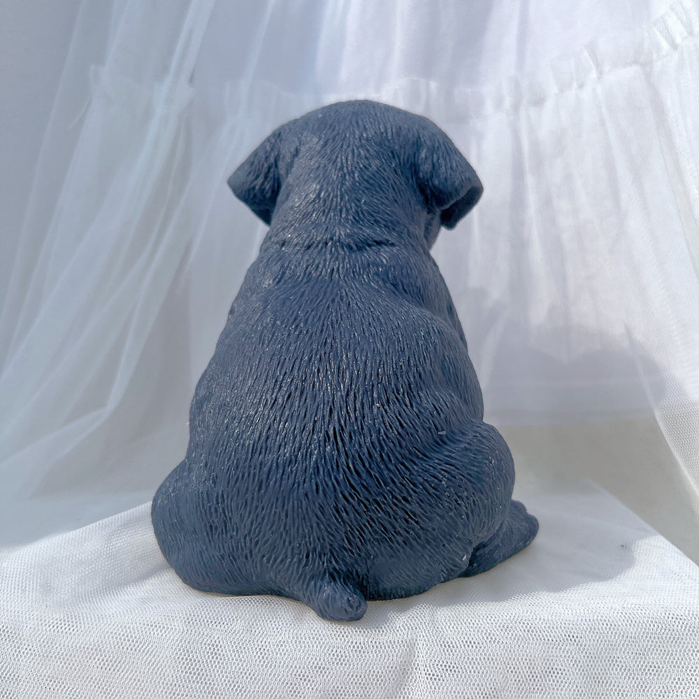 The Rottweiler Puppy Candle Mould silicone candle mould by MYKA Candles and Moulds, a top choice for artistic resin moulds and baking moulds.
