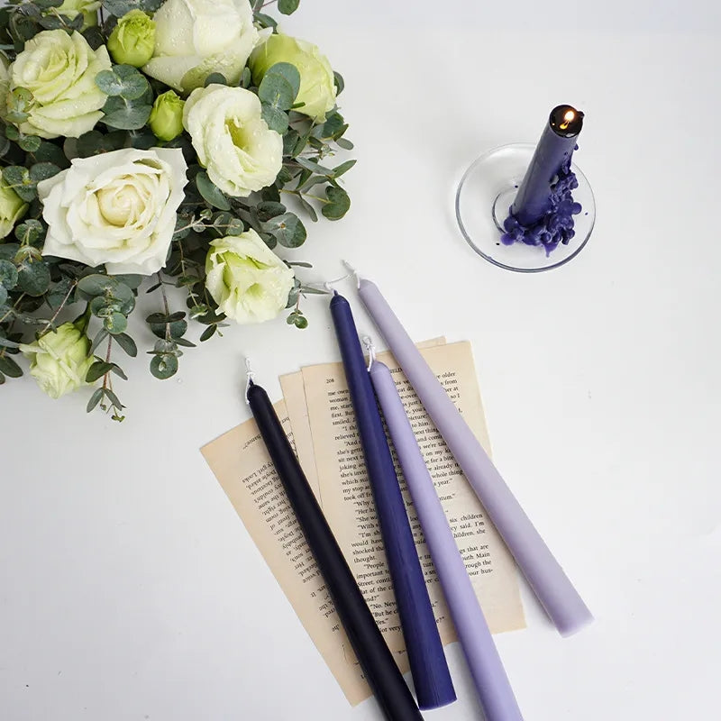 An aesthetic Rounded Taper Duo Candle Mould silicone candle mould from MYKA Candles and Moulds, perfect for soap, resin, and cake mould art.