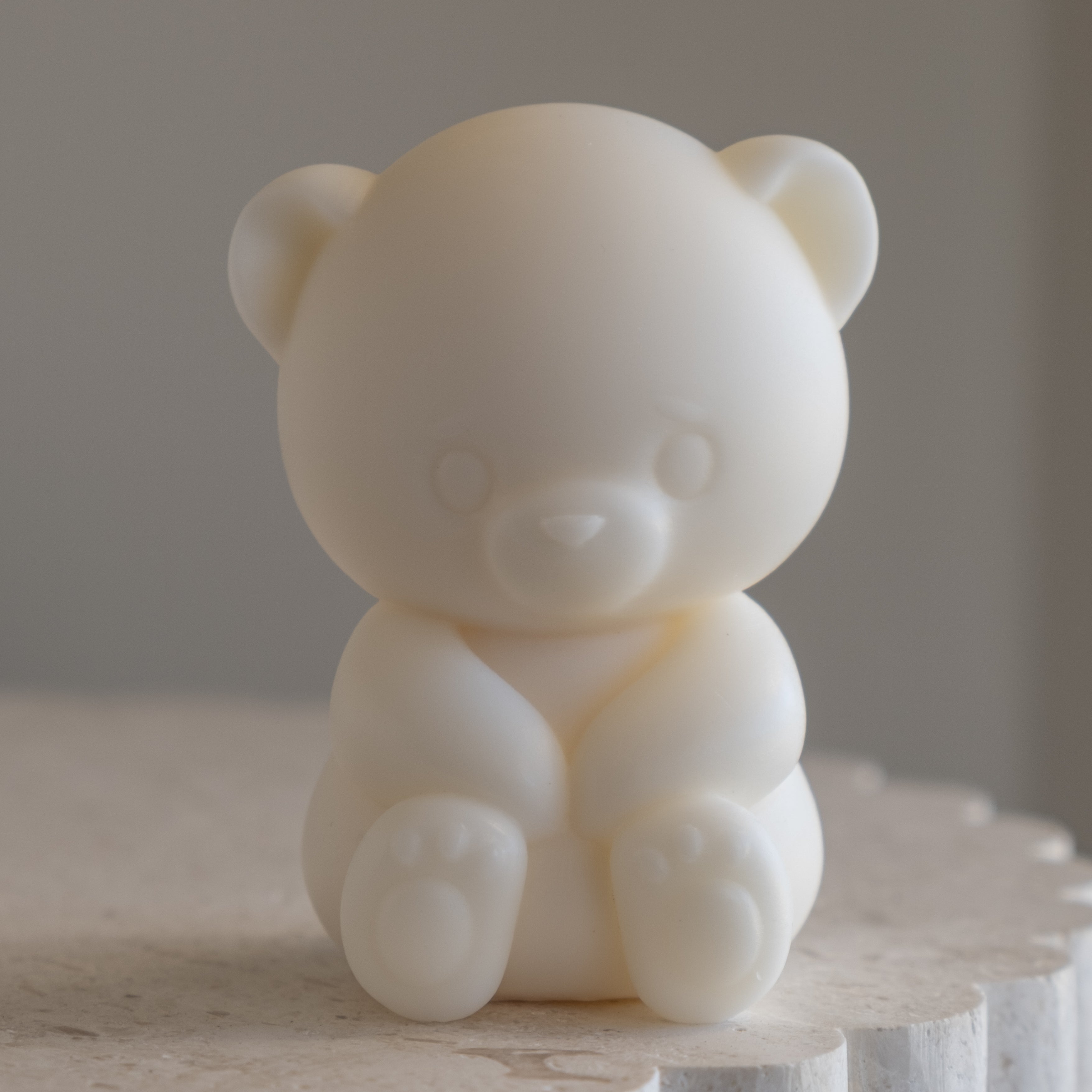 A Sad Bear Silicone Candle Mould silicone candle mold by MYKA Candles and Moulds, the perfect multipurpose tool for soap, resin, and cake mould casting.