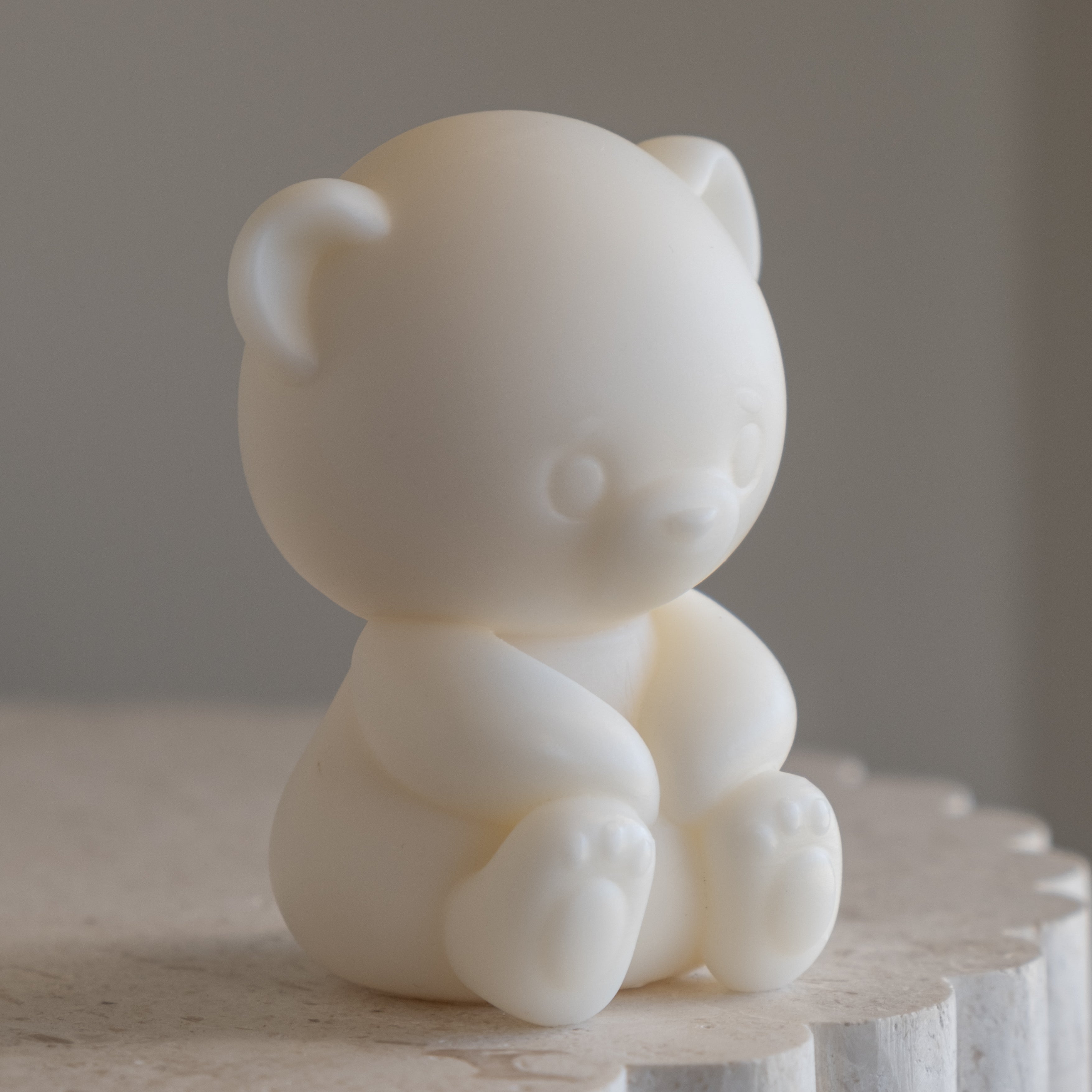 Durable Sad Bear Silicone Candle Mould silicone candle mould by MYKA Candles and Moulds, ideal for resin moulds, soap moulds, and cake mould creations.