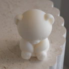 View of the Sad Bear Silicone Candle Mould silicone candle mould from MYKA Candles and Moulds, ideal for DIY soap moulds and cake mould projects.