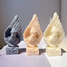 Durable Saint Charbel in Angel Wing Candle Mould silicone candle mould by MYKA Candles and Moulds, ideal for resin moulds, soap moulds, and cake mould creations.