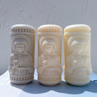A heat-resistant Saint Pillar Candle Moulds silicone candle mould by MYKA Candles and Moulds, ideal for soap, resin, and baking mould applications.
