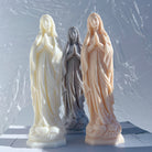 A premium Saint Teresa of Avila Candle Mould silicone candle mold by MYKA Candles and Moulds, a versatile tool for soap, resin, and cake mould crafting.
