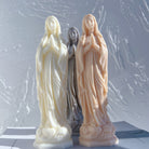 The flexible Saint Teresa of Avila Candle Mould silicone candle mould by MYKA Candles and Moulds, suitable for soap moulds and food-grade cake mould use.