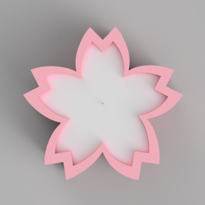 Durable Sakura Vessel Mould silicone candle mould by MYKA Candles and Moulds, ideal for flower pot moulds and candle jars.