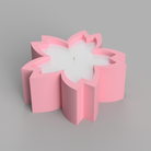 An intricate Sakura Vessel Mould silicone candle mold by MYKA Candles and Moulds, designed for aesthetic home decor and vessel moulds.