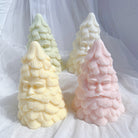 The flexible Santa Christmas Tree Candle Mould silicone candle mould by MYKA Candles and Moulds, suitable for soap moulds and food-grade cake mould use.
