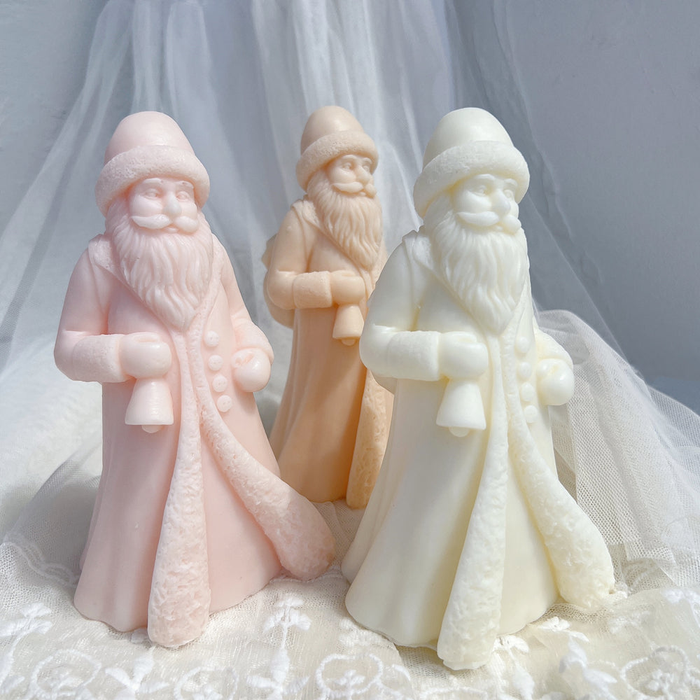 Handmade Santa Claus Silicone Candle Mould silicone candle mold from MYKA Candles and Moulds, perfect for resin moulds and unique baking mould shapes.