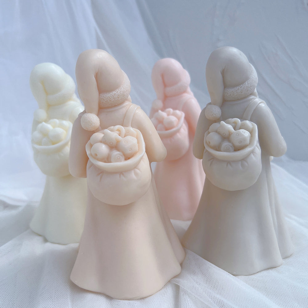 The Santa Claus Silicone Candle Mould silicone candle mould by MYKA Candles and Moulds, a must-have for resin moulds and DIY baking mould enthusiasts.