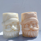 The Santa Pillar Candle Mould silicone candle mould by MYKA Candles and Moulds, optimized for professional candle, soap, and cake moulds.