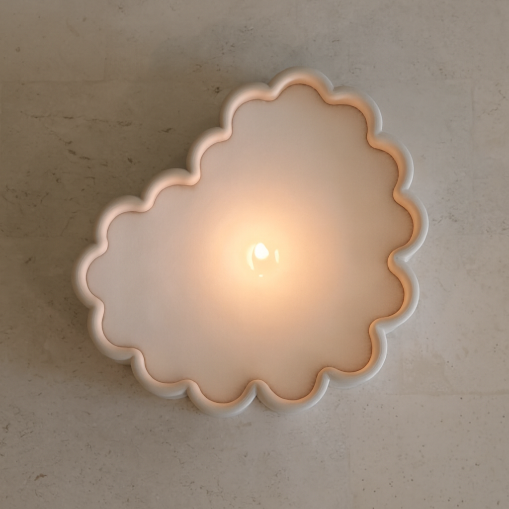 Showcasing the Scalloped Heart Vessel Mould silicone candle mould by MYKA Candles and Moulds for decorative vessel moulds and candle making.