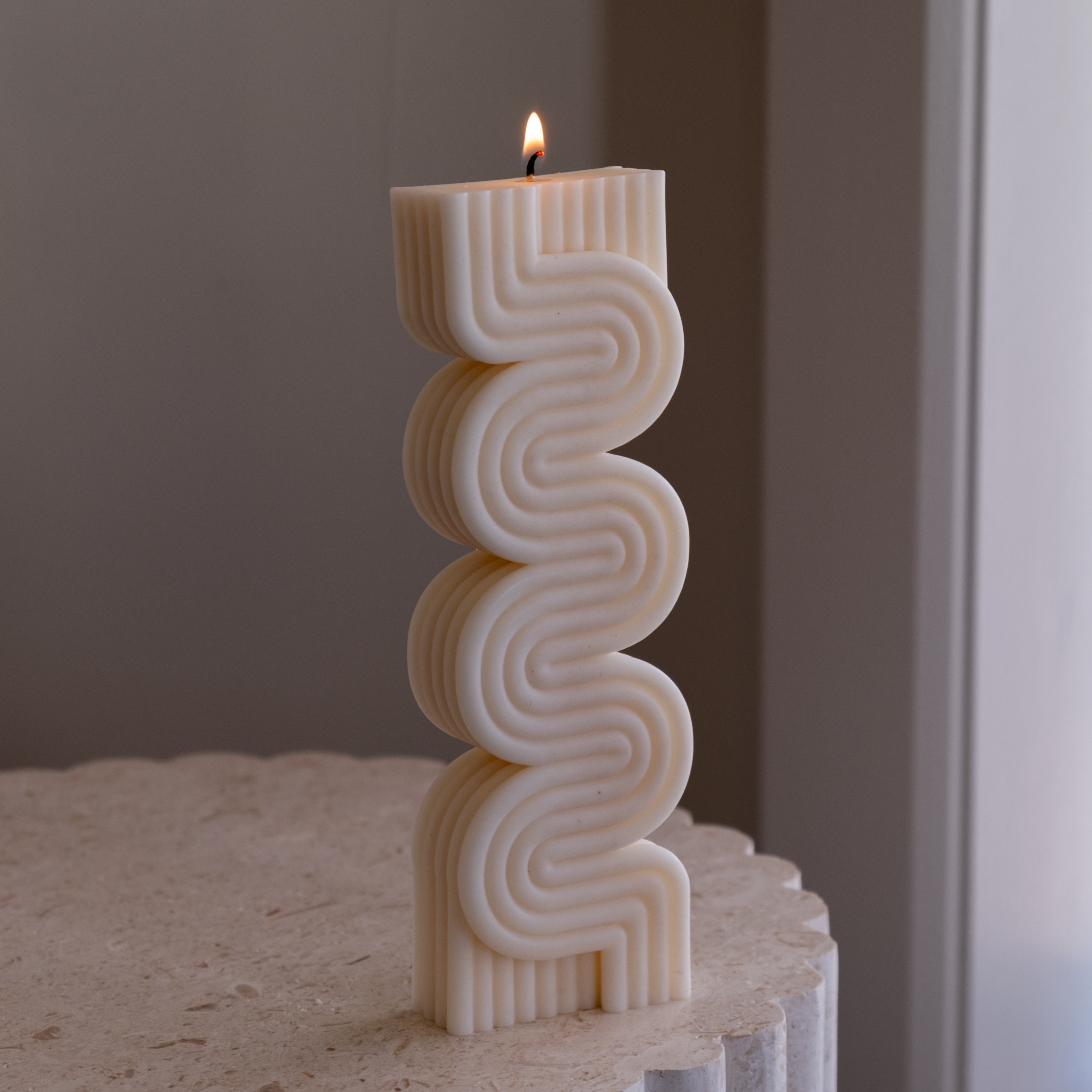 A heat-resistant Seconds Sale for Exclusive Silicone Candle Moulds silicone candle mould by MYKA Candles and Moulds, ideal for soap, resin, and baking mould applications.