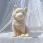 Precision-designed Siberian Husky Puppy Candle Mould silicone candle mold by MYKA Candles and Moulds for resin moulds and gourmet cake mould designs.