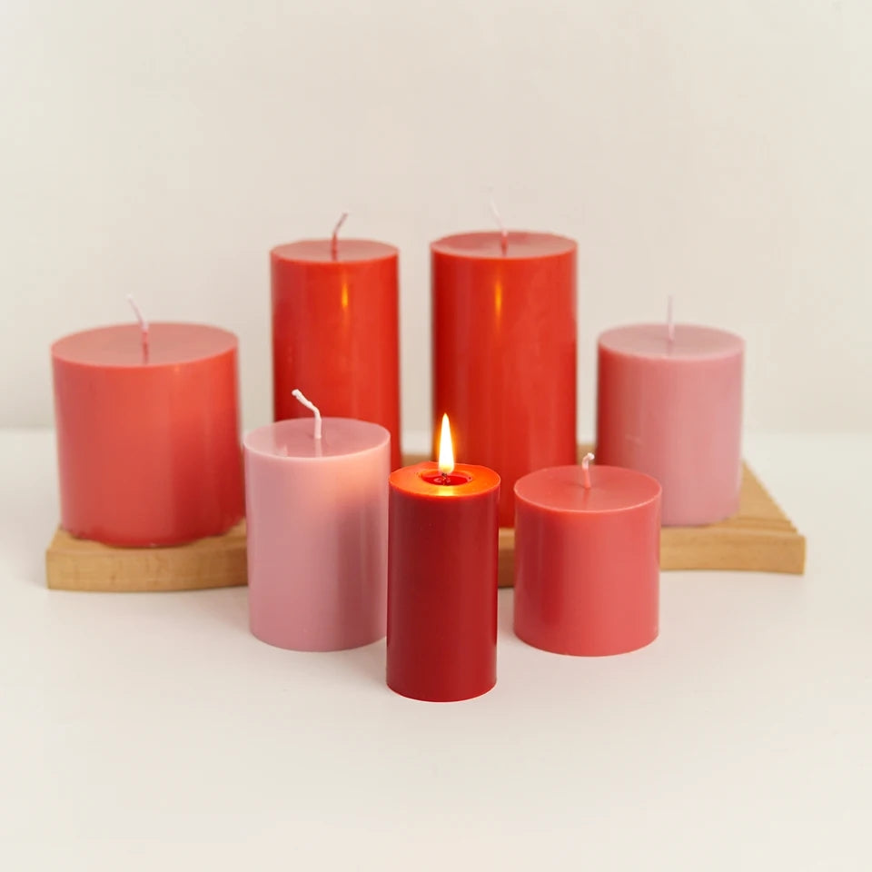 Handmade Simple Pillar Candle Moulds silicone candle mold from MYKA Candles and Moulds, perfect for resin moulds and unique baking mould shapes.