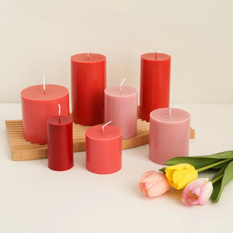 Durable Simple Pillar Candle Moulds silicone candle mould by MYKA Candles and Moulds, ideal for resin moulds, soap moulds, and cake mould creations.