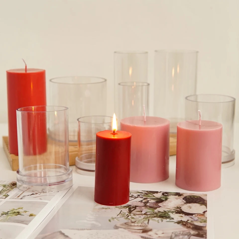 Professional Simple Pillar Candle Moulds silicone candle mould by MYKA Candles and Moulds, also used for resin moulds and baking mould designs.