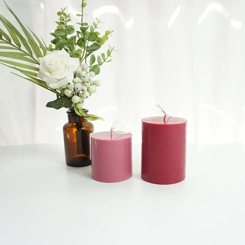 A Simple Pillar Candle Moulds silicone candle mold by MYKA Candles and Moulds, the perfect multipurpose tool for soap, resin, and cake mould casting.