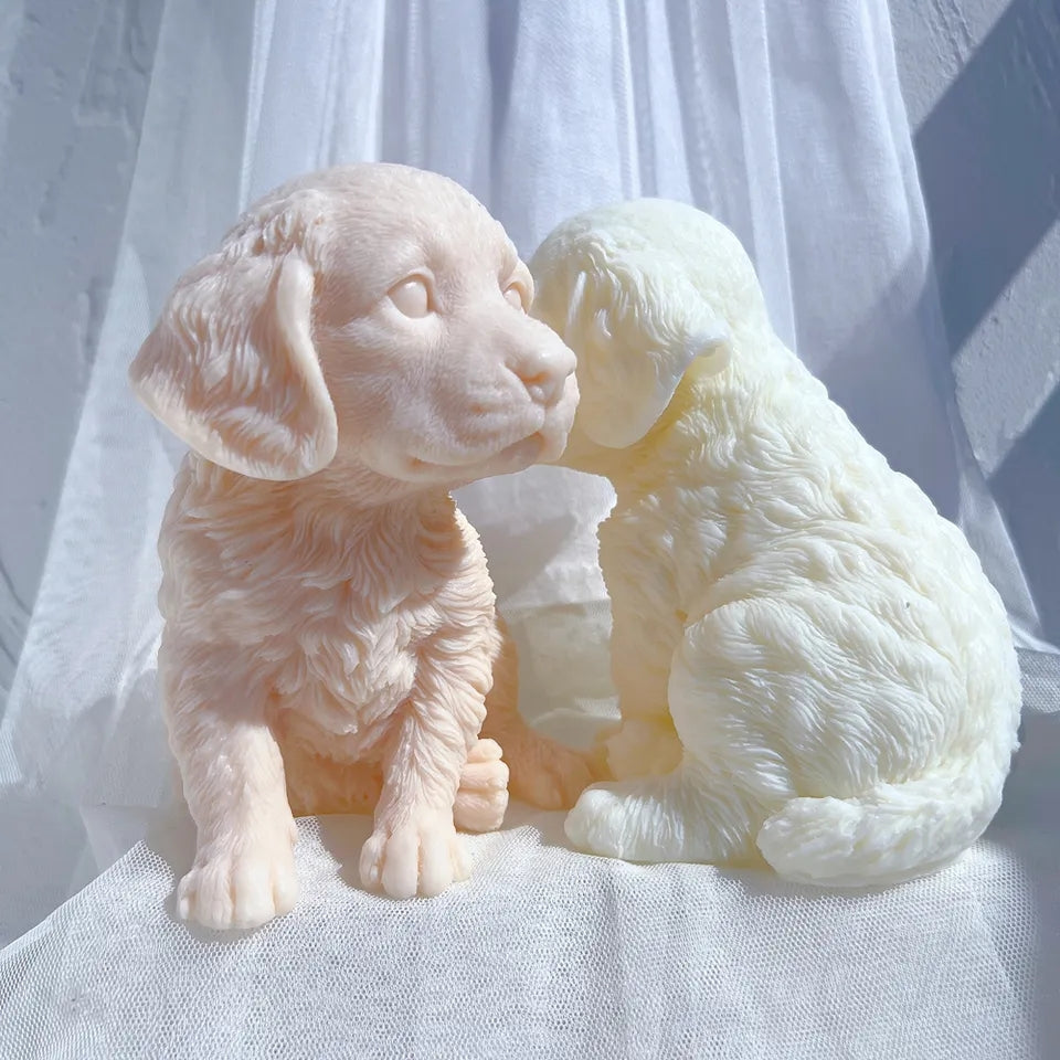 A versatile Springer Spaniel Puppy Candle Mould silicone candle mould by MYKA Candles and Moulds, suitable for resin moulds and decorative cake mould shapes.