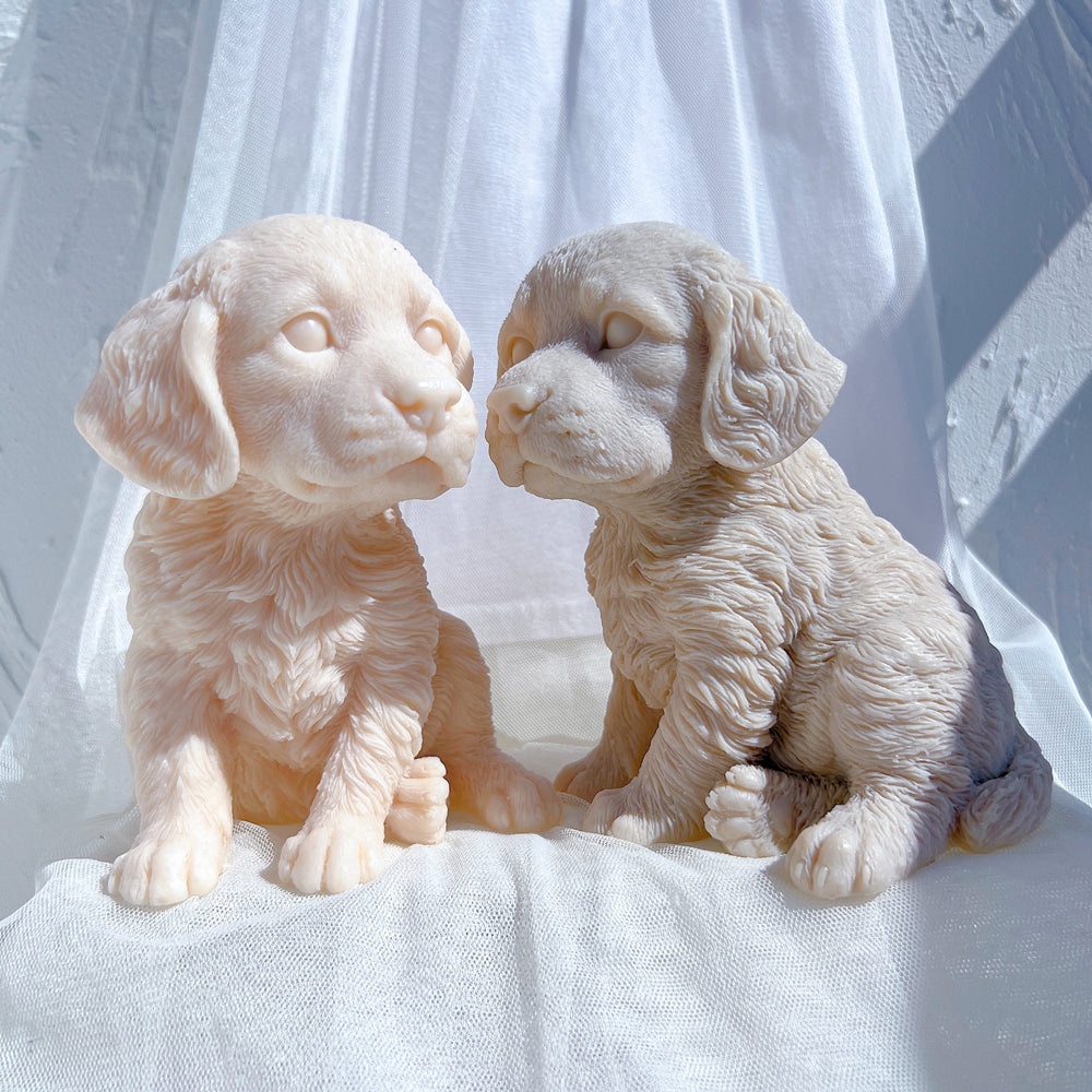 High-quality Springer Spaniel Puppy Candle Mould silicone candle mould from MYKA Candles and Moulds, great for resin moulds and professional baking mould needs.
