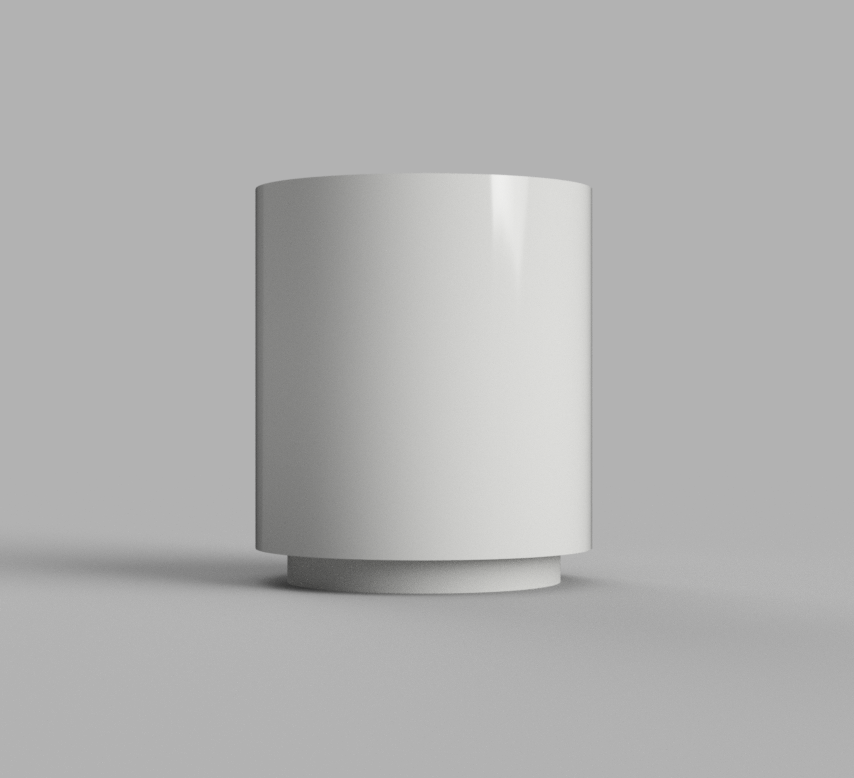 An aesthetic Step Candle Jar Mould silicone candle mould from MYKA Candles and Moulds, perfect for luxury candle jars and resin moulds.