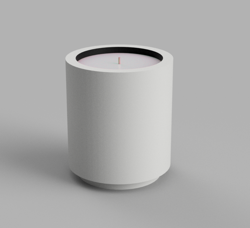 An aesthetic Step Candle Jar Mould silicone candle mould from MYKA Candles and Moulds, perfect for luxury candle jars and resin moulds.