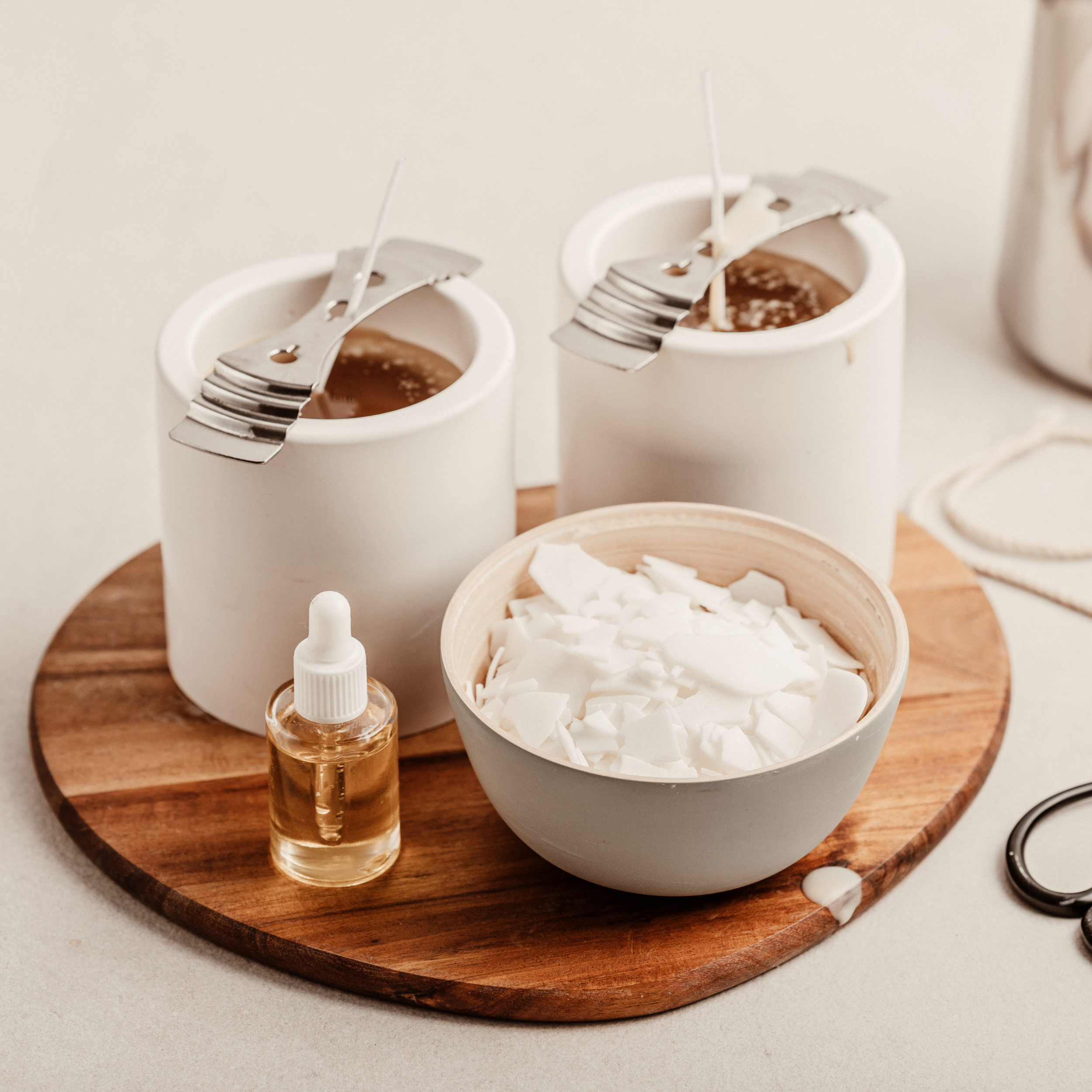 The Straight Candle Jar Mould silicone candle mould by MYKA Candles and Moulds, a must-have for jesmonite and resin vessel makers.