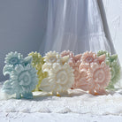 A premium Sunflower Candle Mould silicone candle mold by MYKA Candles and Moulds, a versatile tool for soap, resin, and cake mould crafting.