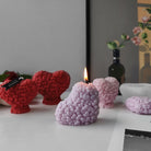 View of the Sweet Heart Silicone Candle Moulds silicone candle mould from MYKA Candles and Moulds, ideal for DIY soap moulds and cake mould projects.