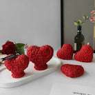 A heat-resistant Sweet Heart Silicone Candle Moulds silicone candle mould by MYKA Candles and Moulds, ideal for soap, resin, and baking mould applications.