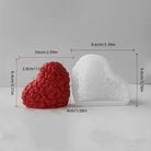 A Sweet Heart Silicone Candle Moulds silicone candle mold by MYKA Candles and Moulds, designed for easy release in soap, resin, and cake mould casting.
