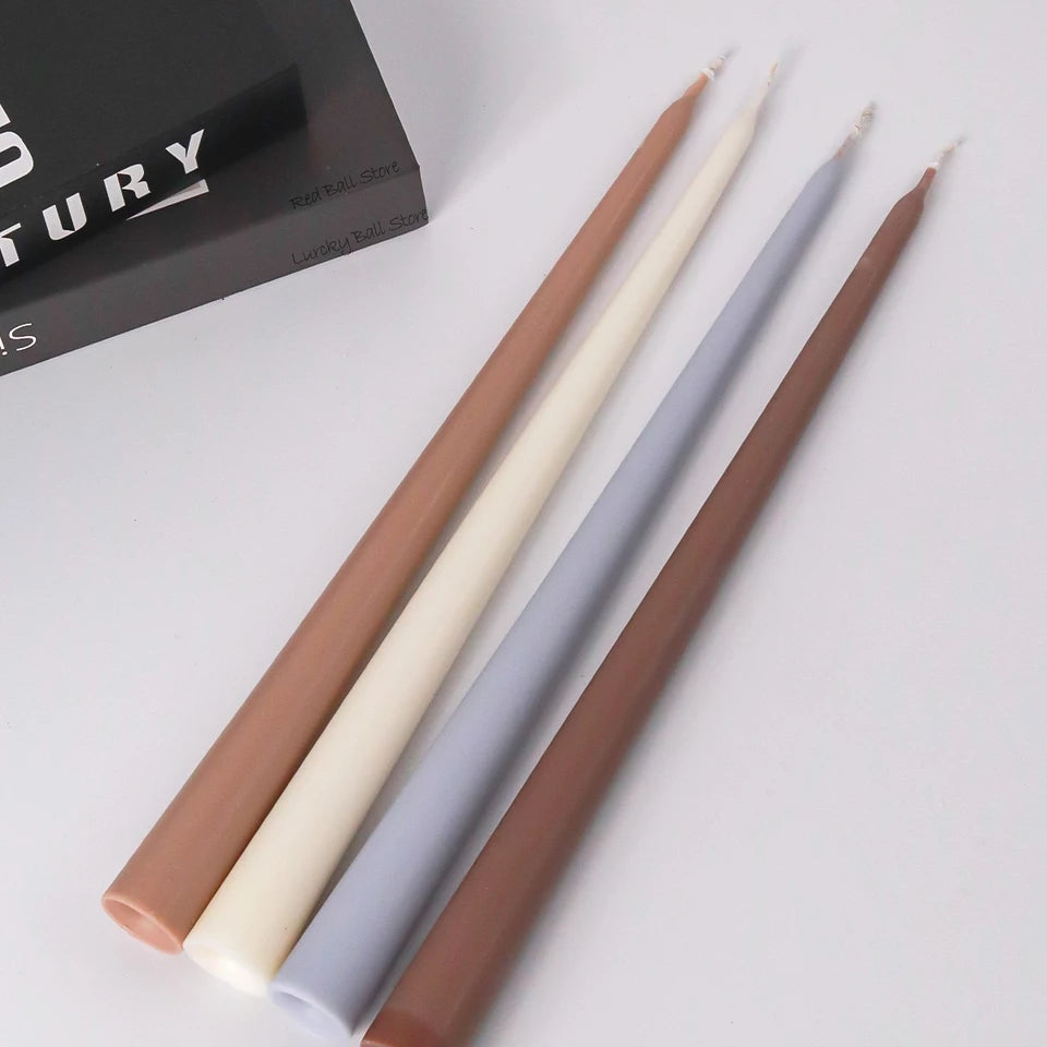 View of the Tapered Pillar Candle Mould silicone candle mould from MYKA Candles and Moulds, ideal for DIY soap moulds and cake mould projects.