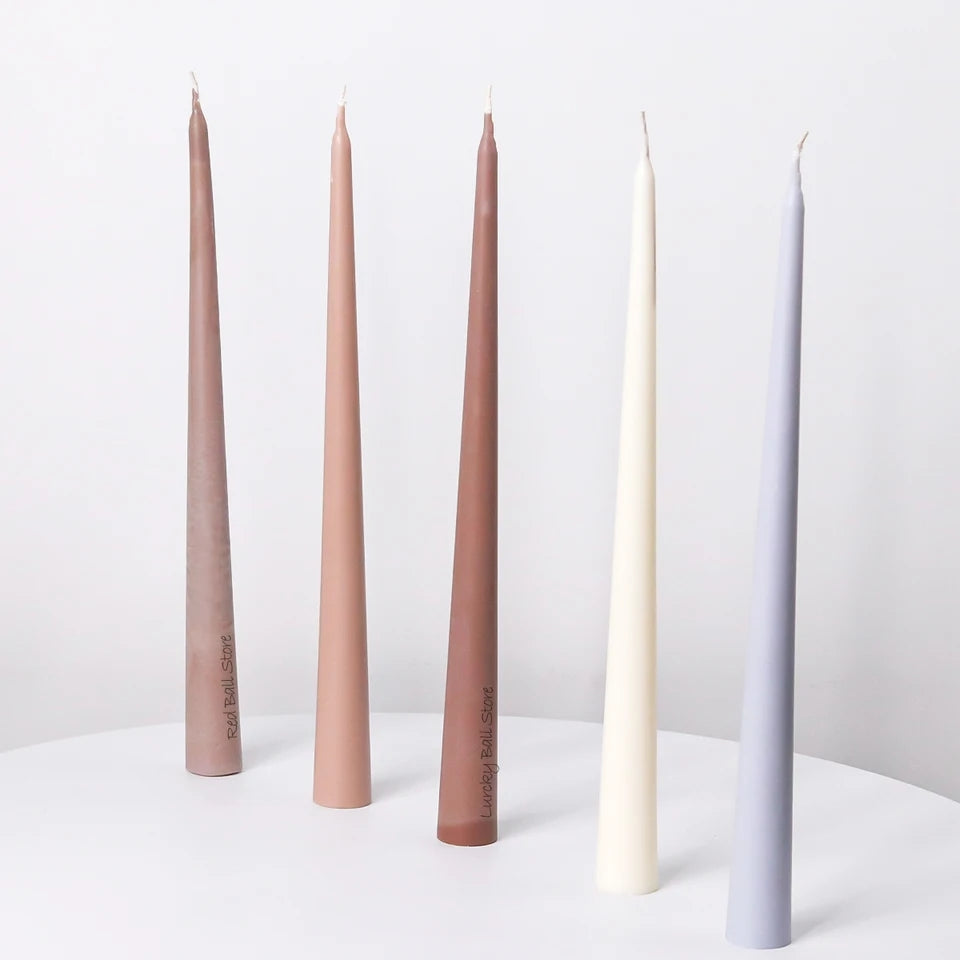 Crafting with the Tapered Pillar Candle Mould silicone candle mould by MYKA Candles and Moulds, also used for soap, resin, and cake moulds.