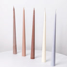 Crafting with the Tapered Pillar Candle Mould silicone candle mould by MYKA Candles and Moulds, also used for soap, resin, and cake moulds.