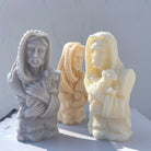 A premium The Good Shepherd Silicone Candle Mould silicone candle mold by MYKA Candles and Moulds, a versatile tool for soap, resin, and cake mould crafting.