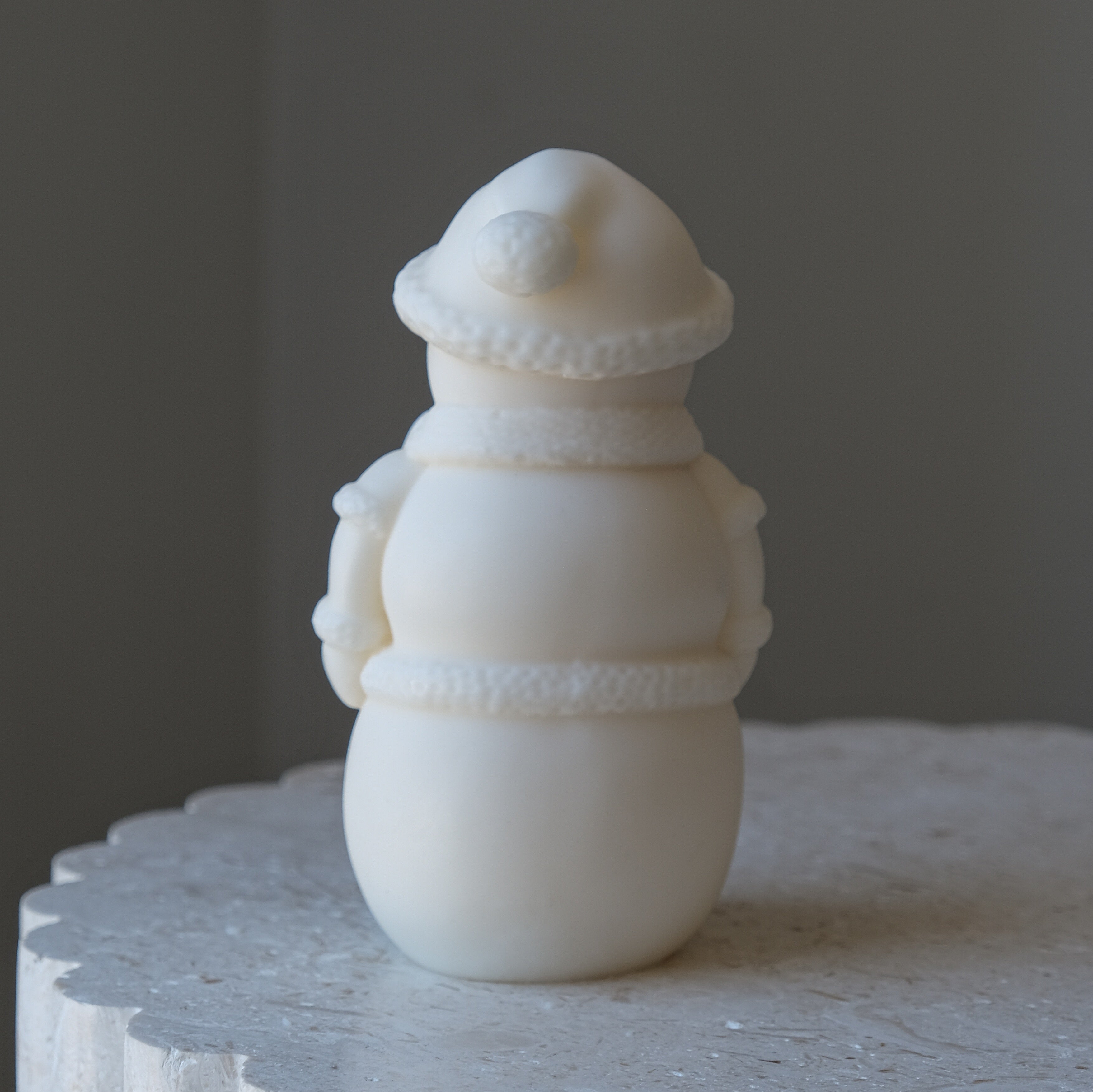 Precision-designed Three-Tier Snowman Silicone Candle Mould silicone candle mold by MYKA Candles and Moulds for resin moulds and gourmet cake mould designs.