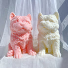 A high-performance West Highland Puppy Candle Mould silicone candle mold from MYKA Candles and Moulds for resin art and professional baking mould use.