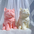 A heat-resistant West Highland Puppy Candle Mould silicone candle mould by MYKA Candles and Moulds, ideal for soap, resin, and baking mould applications.