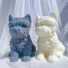 Handmade Yorkshire Terrier Puppy Candle Mould silicone candle mold from MYKA Candles and Moulds, perfect for resin moulds and unique baking mould shapes.