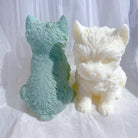 Professional Yorkshire Terrier Puppy Candle Mould silicone candle mould by MYKA Candles and Moulds, also used for resin moulds and baking mould designs.