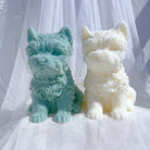 Professional Yorkshire Terrier Puppy Candle Mould silicone candle mould by MYKA Candles and Moulds, also used for resin moulds and baking mould designs.