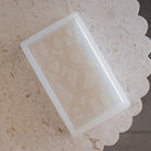 View of the You & Me Candle Mould silicone candle mould from MYKA Candles and Moulds, ideal for DIY soap moulds and cake mould projects.