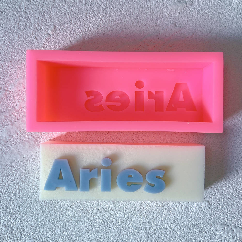 Showcasing the Zodiac Candle Moulds silicone candle mould by MYKA Candles and Moulds for creative baking moulds and candle making.