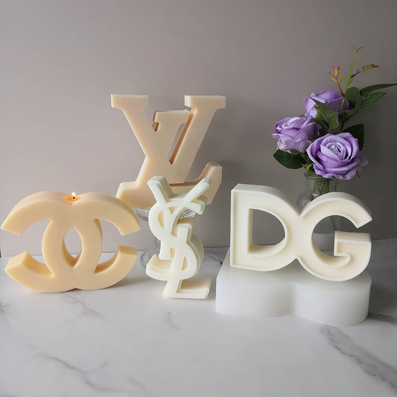 Logo Candle Moulds 1 - Silicone Mould, Mold for DIY Candles. Created using candle making kit with cotton candle wicks and candle colour chips. Using soy wax for pillar candles. Sold by Myka Candles Moulds Australia