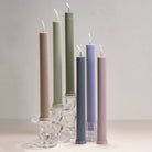 Base Ribbed Pillar Candle Mould 1 - Silicone Mould, Mold for DIY Candles. Created using candle making kit with cotton candle wicks and candle colour chips. Using soy wax for pillar candles. Sold by Myka Candles Moulds Australia