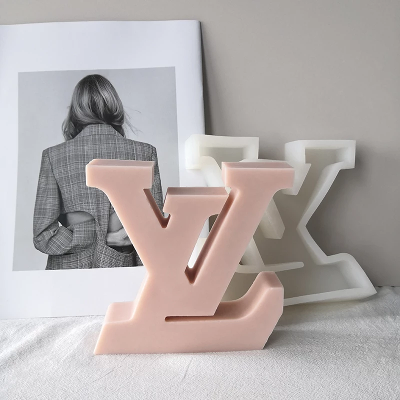 Logo Candle Moulds 6 - Silicone Mould, Mold for DIY Candles. Created using candle making kit with cotton candle wicks and candle colour chips. Using soy wax for pillar candles. Sold by Myka Candles Moulds Australia