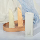 Wing Candle Mould 3 - Silicone Mould, Mold for DIY Candles. Created using candle making kit with cotton candle wicks and candle colour chips. Using soy wax for pillar candles. Sold by Myka Candles Moulds Australia
