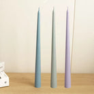 Tapered Pillar Candle Mould 0 - Silicone Mould, Mold for DIY Candles. Created using candle making kit with cotton candle wicks and candle colour chips. Using soy wax for pillar candles. Sold by Myka Candles Moulds Australia