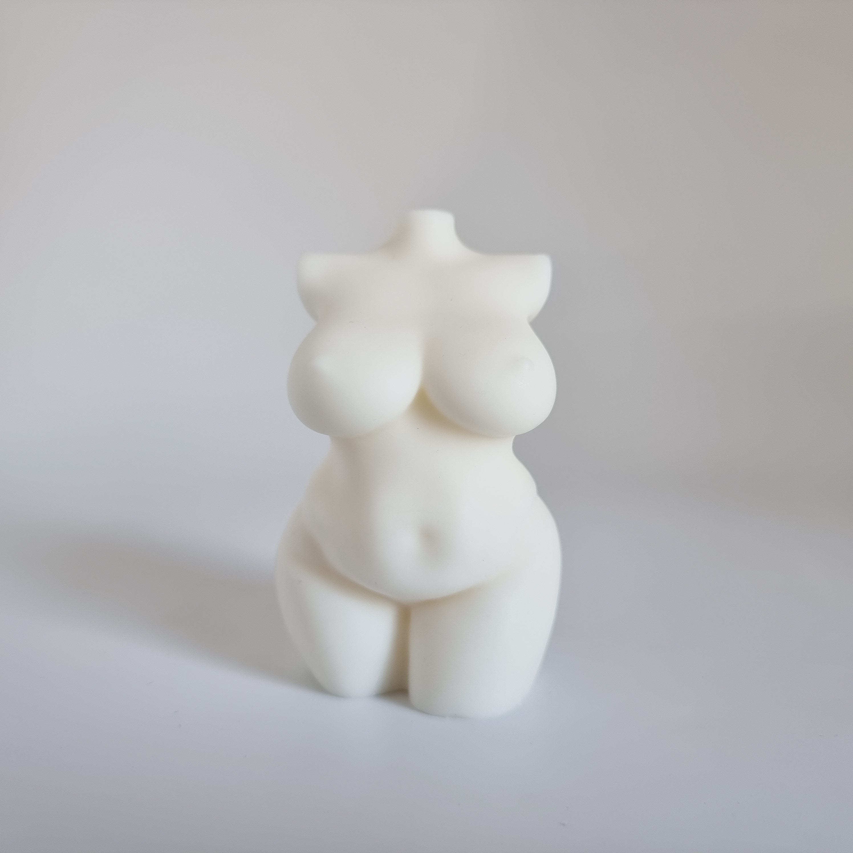 Plump Female Candle Mould 0 - Silicone Mould, Mold for DIY Candles. Created using candle making kit with cotton candle wicks and candle colour chips. Using soy wax for pillar candles. Sold by Myka Candles Moulds Australia