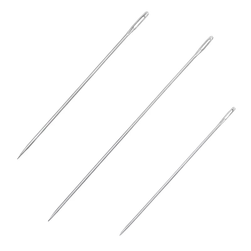 10” long stainless steel wicking needle for candle making sewing